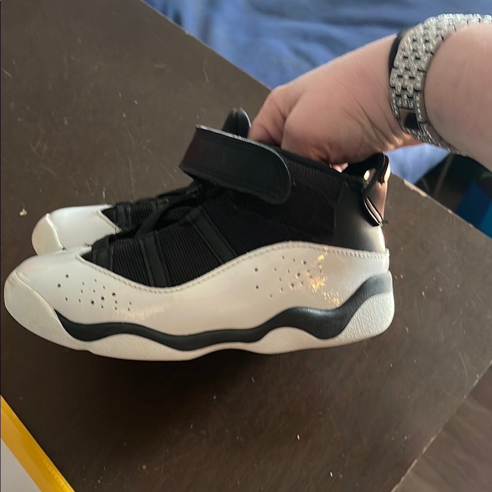 Kids Black and White Sneakers
